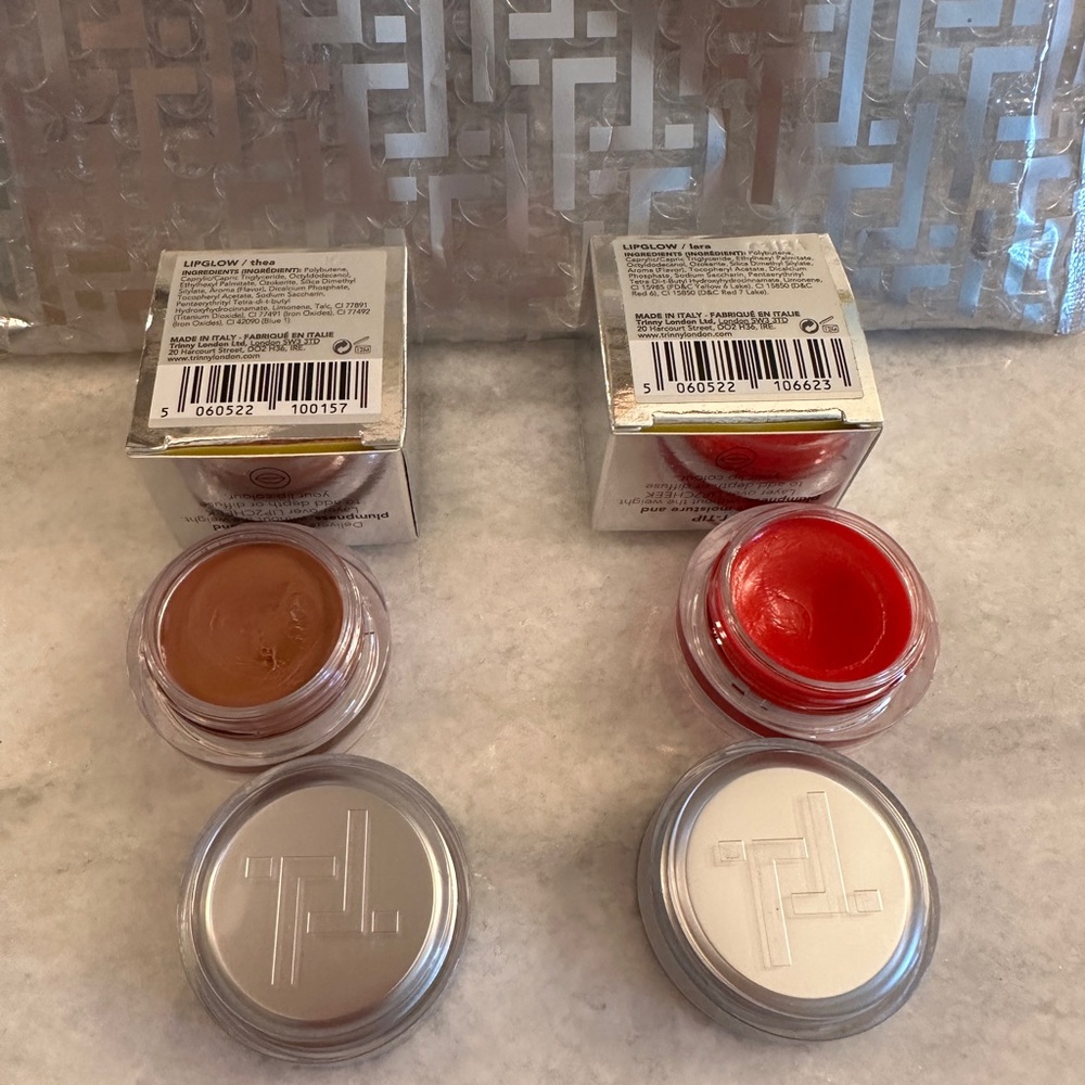 Trinny London Lip Glow in Thea and Lara